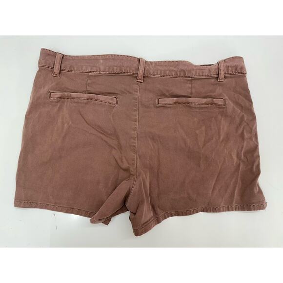 SO Womens Juniors Shorts Size 17 Brown Chino Short - Picture 6 of 10